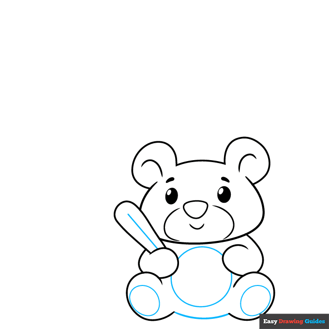 Get Well Soon Card step-by-step drawing tutorial: step 5