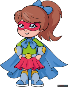 How to Draw a Girl Superhero Featured Image