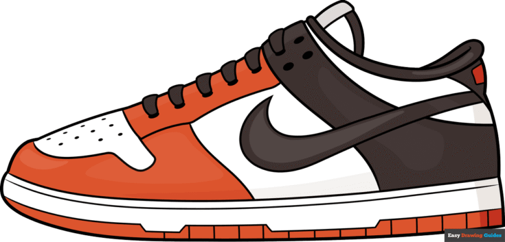 How to Draw a Nike Dunk Shoe Featured Image