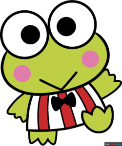 How to Draw Keroppi from Sanrio Featured Image