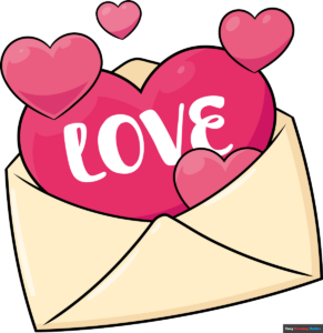 How to Draw Love Letter Hearts Featured Image