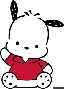 How to Draw Pochacco from Sanrio Featured Image