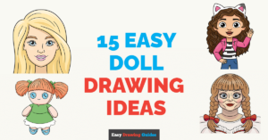 15 Easy Doll Drawing Tutorials for Kids Featured Image