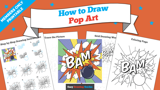 How to Draw Pop Art Printable Thumbnail