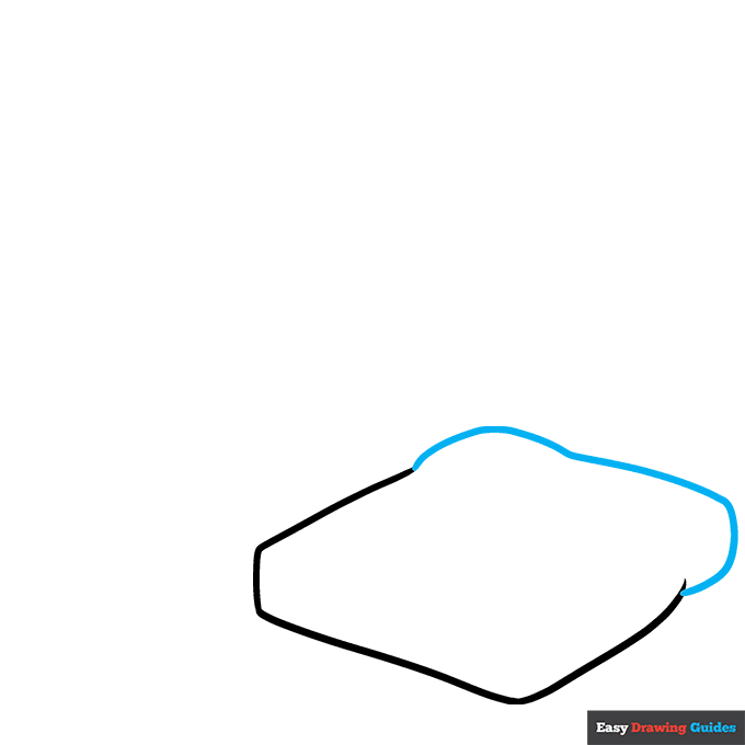 Peanut Butter step-by-step drawing tutorial: step 2