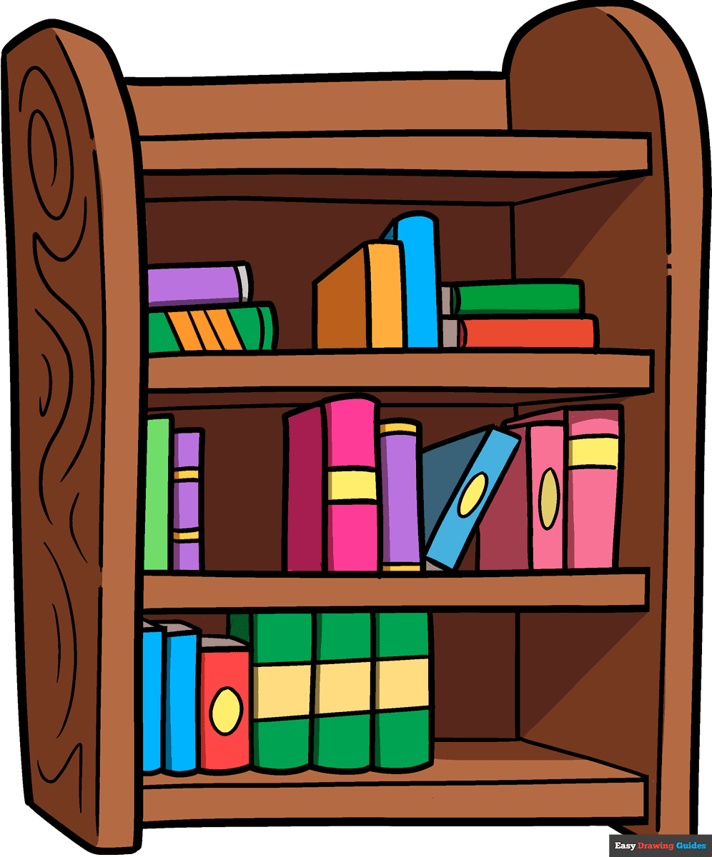 How to Draw a Bookshelf Featured Image