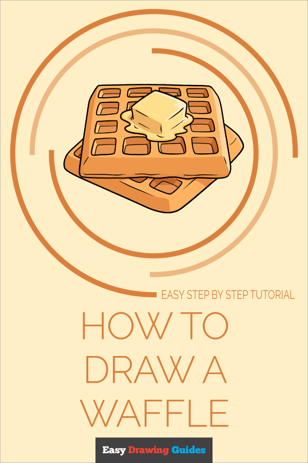 How to Draw a Waffle Pinterest Image