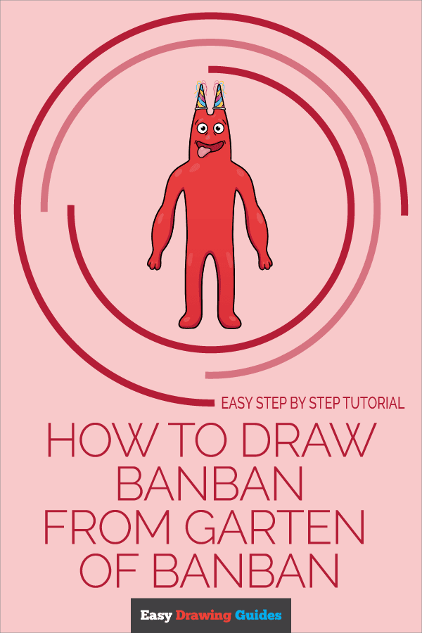 How to Draw Banban from Garten of Banban Pinterest Image