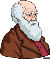 How to Draw Charles Darwin