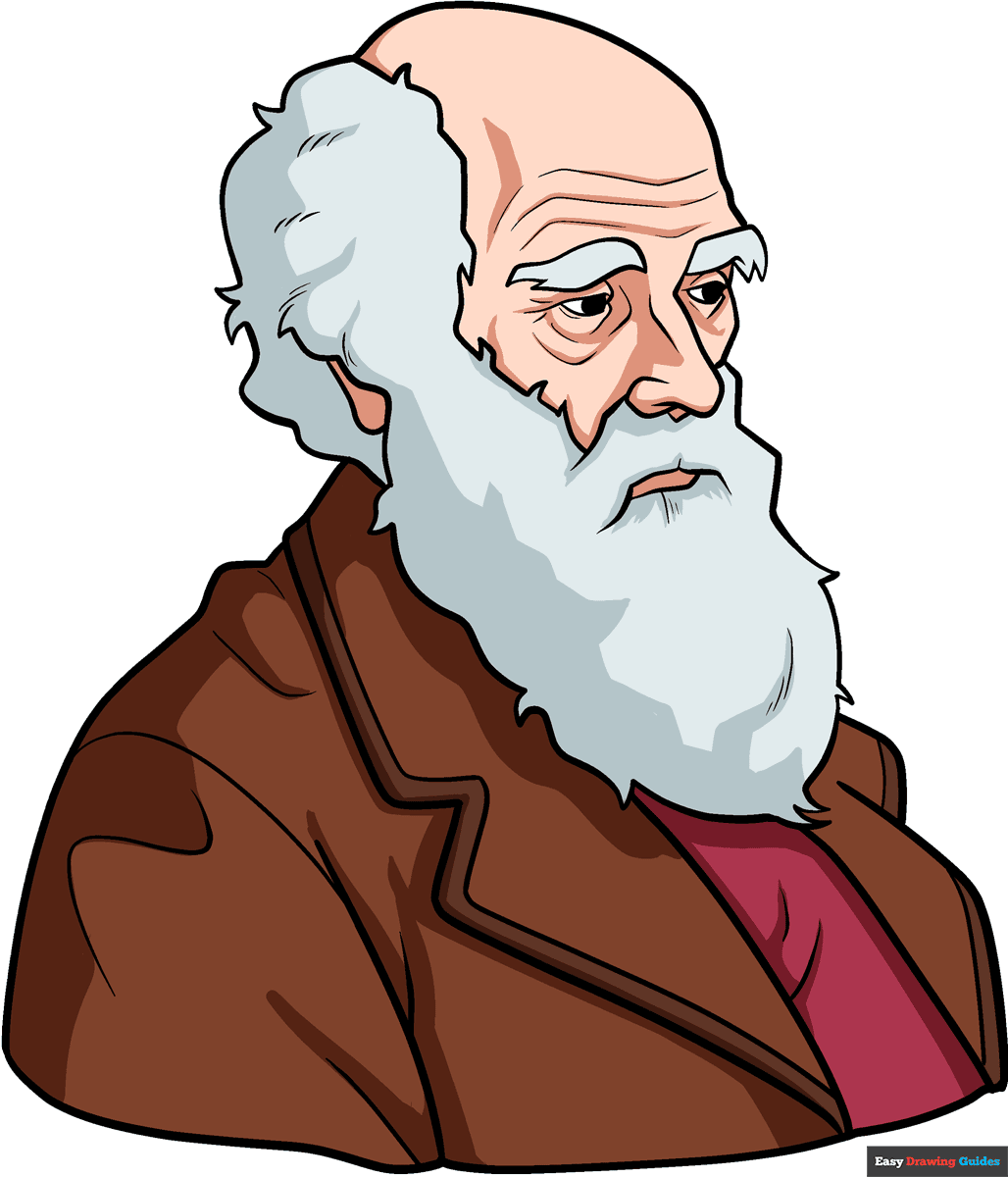 How to Draw Charles Darwin Featured Image