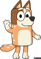 How to Draw Chilli Heeler from Bluey