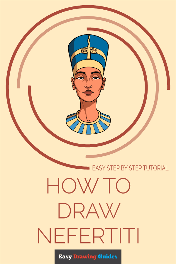 How to Draw Nefertiti Pinterest Image