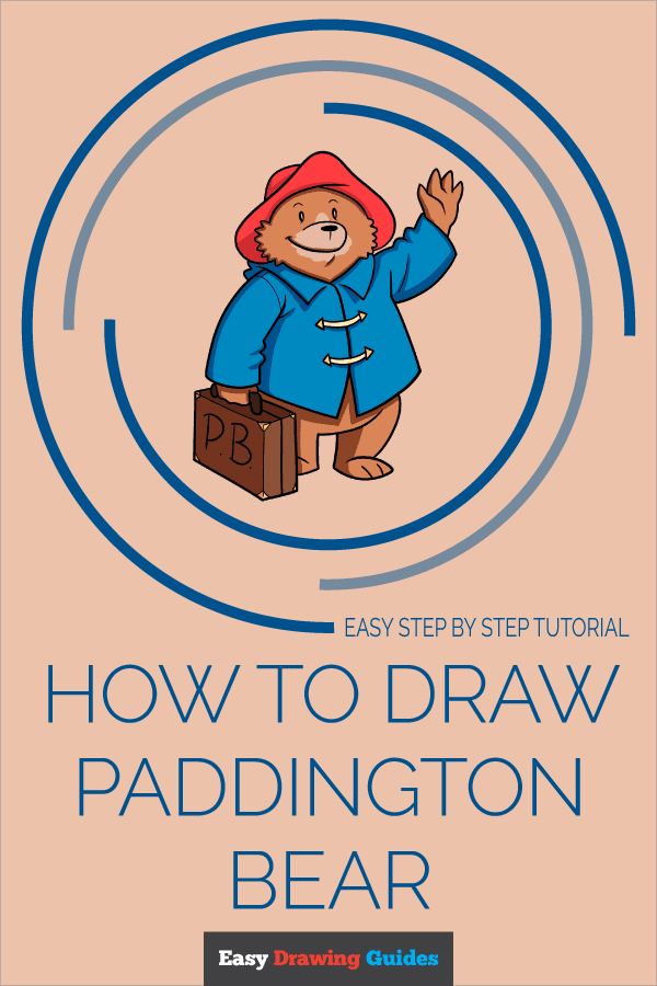 How to Draw Paddington Bear Pinterest Image