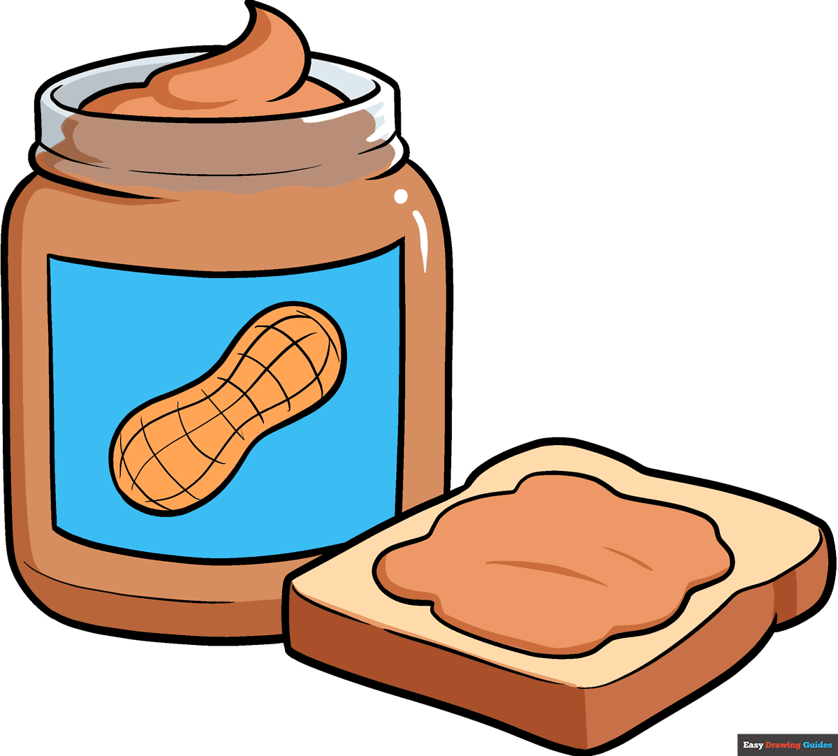 How to Draw Peanut Butter Featured Image