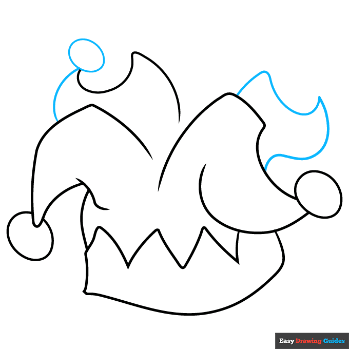How To Draw A Jester Hat Really Easy Drawing Tutorial