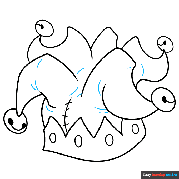 How To Draw A Jester Hat Really Easy Drawing Tutorial