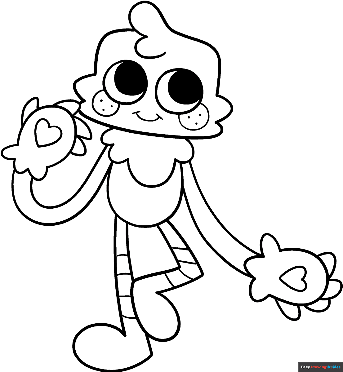 Free printable Goob from Dandy's World coloring page