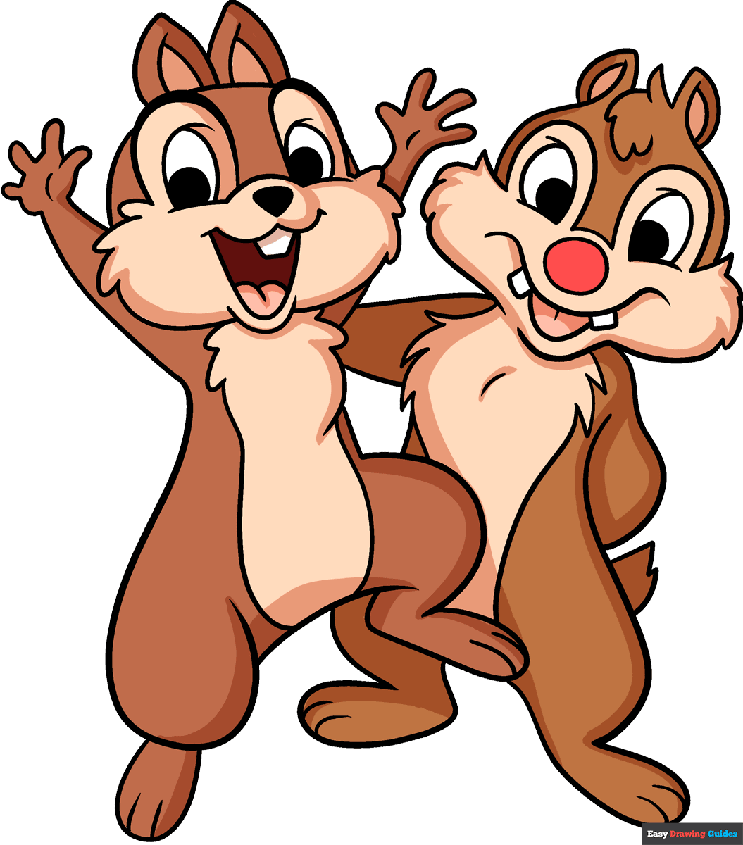How to Draw Chip and Dale Featured Image