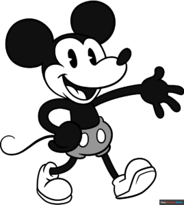 How to Draw Classic Mickey Mouse Featured Image