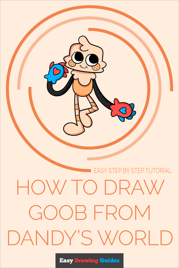 How to Draw Goob from Dandy's World Pinterest Image