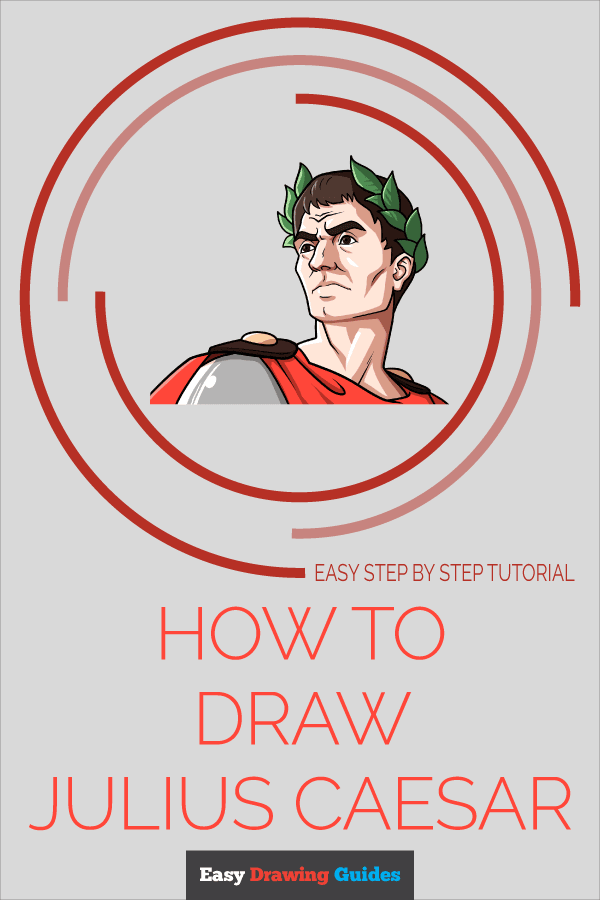 How to Draw Julius Caesar Pinterest Image