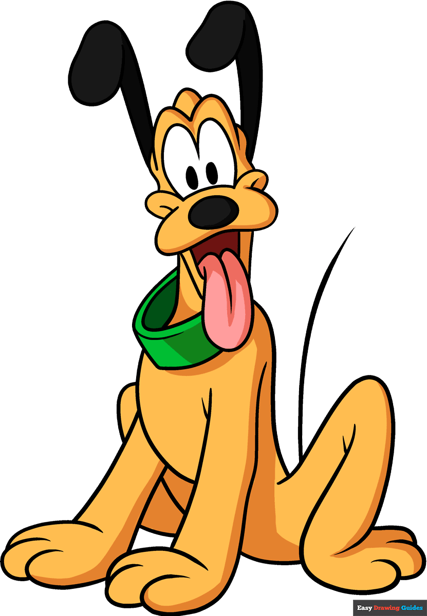 How to Draw Pluto from Mickey Mouse Featured Image