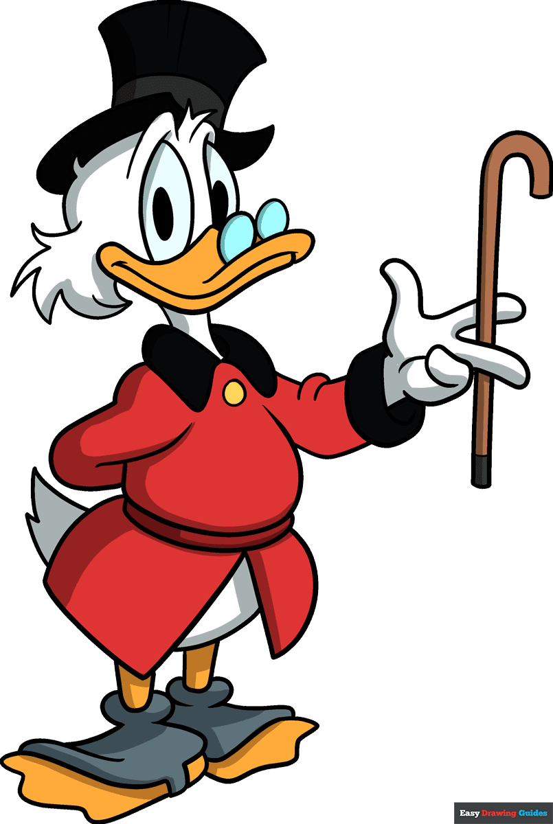How to Draw Scrooge McDuck Featured Image
