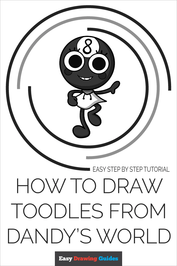 How to Draw Toodles from Dandy's World Pinterest Image