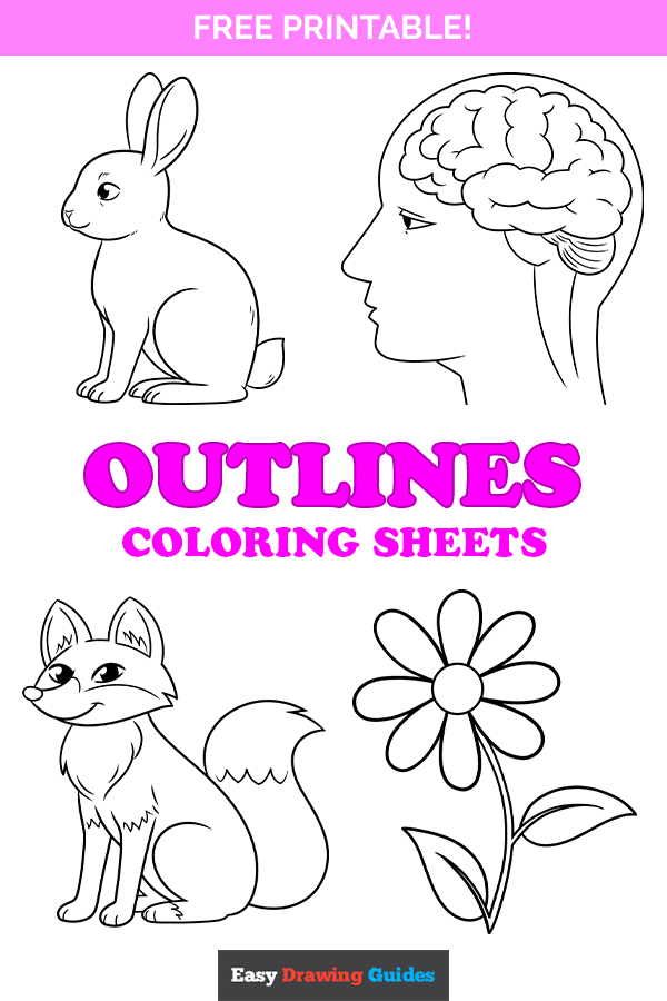 Free printable outlines coloring pages - pinterest image