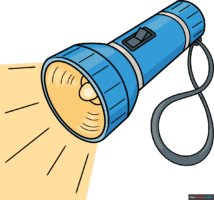 How to Draw a Flashlight
