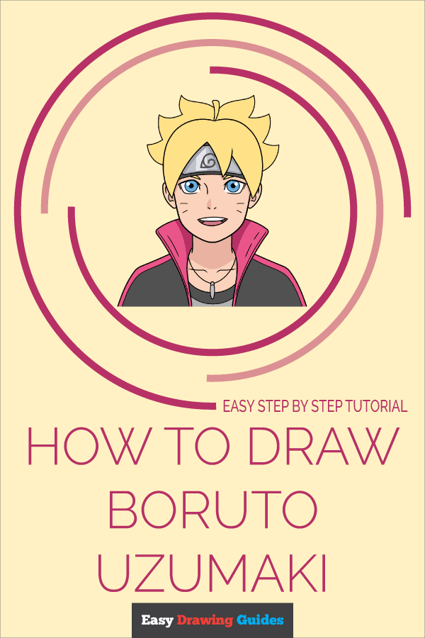 How to Draw Boruto Uzumaki Pinterest Image