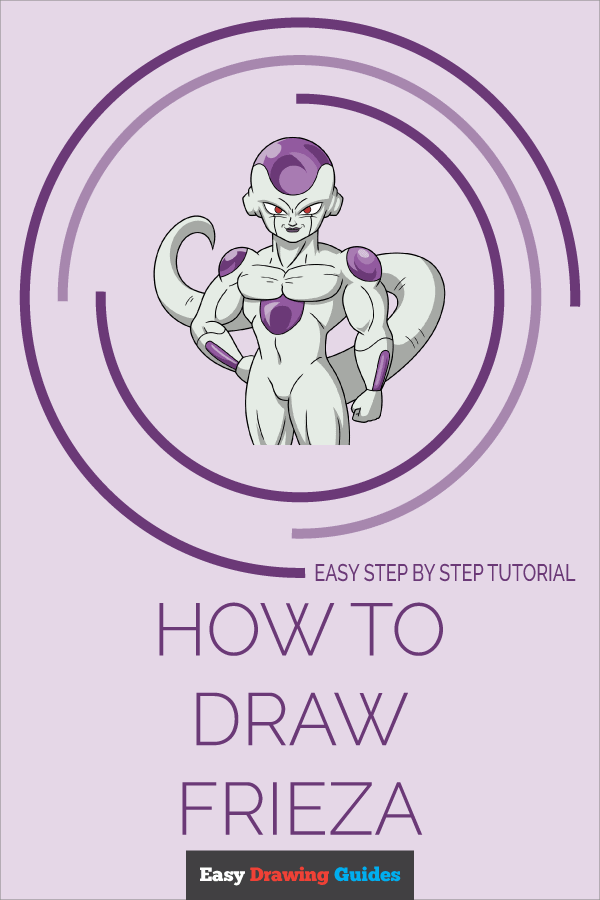 How to Draw Frieza Pinterest Image
