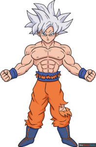 How to Draw Goku Ultra Instinct Full Body Featured Image