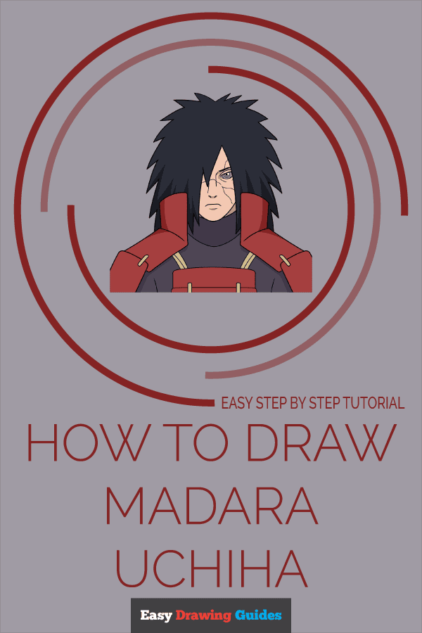 How to Draw Madara Uchiha Pinterest Image