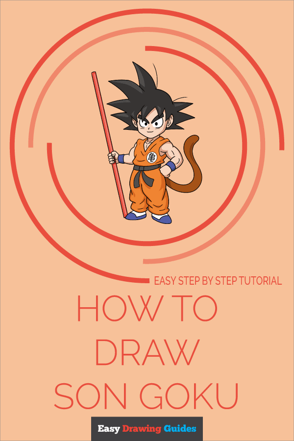How to Draw Goku Pinterest Image