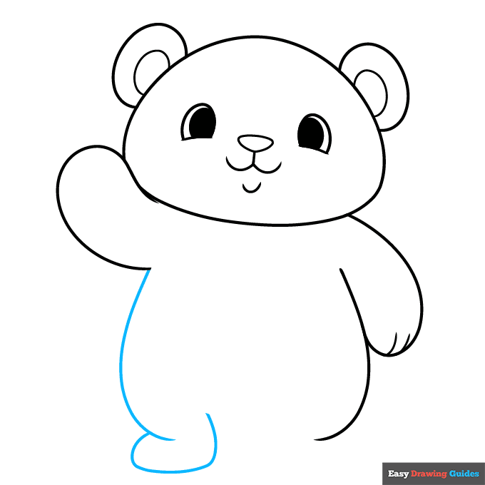 easy panda step-by-step drawing tutorial: step 6