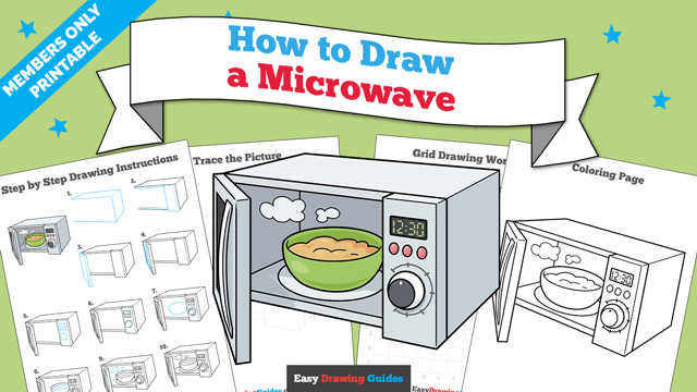 How to Draw a Microwave Printable Thumbnail Image