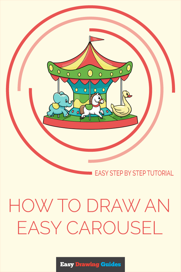 How to Draw an Easy Carousel Pinterest Image