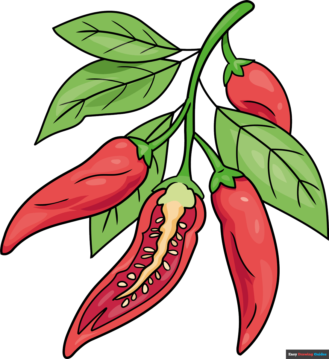 How to Draw a Chili Pepper Featured Image