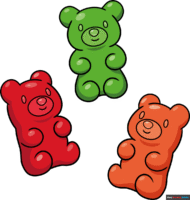 How to Draw a Gummy Bear