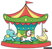 How to Draw an Easy Carousel