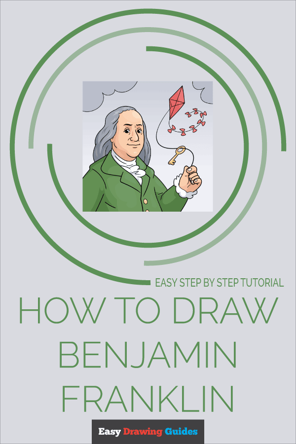 How to Draw Bejamin Franklin Pinterest Image
