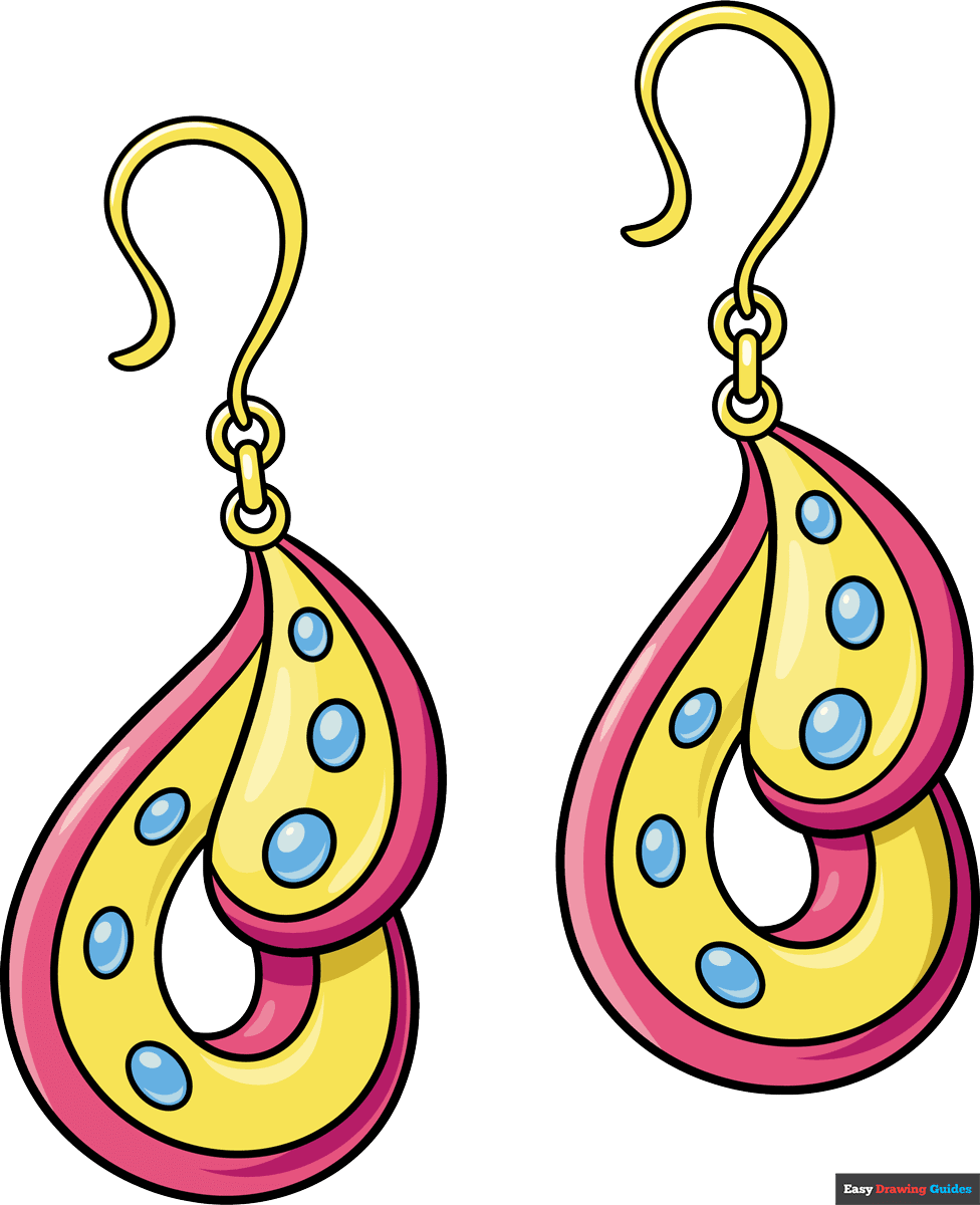 How to Draw Earrings Featured Image