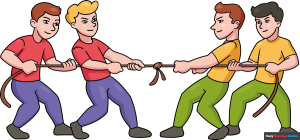How to Draw Tug of War Featured Image