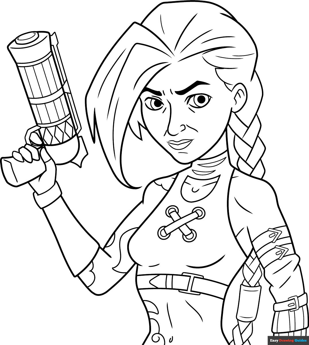 Free printable jinx from arcane coloring page
