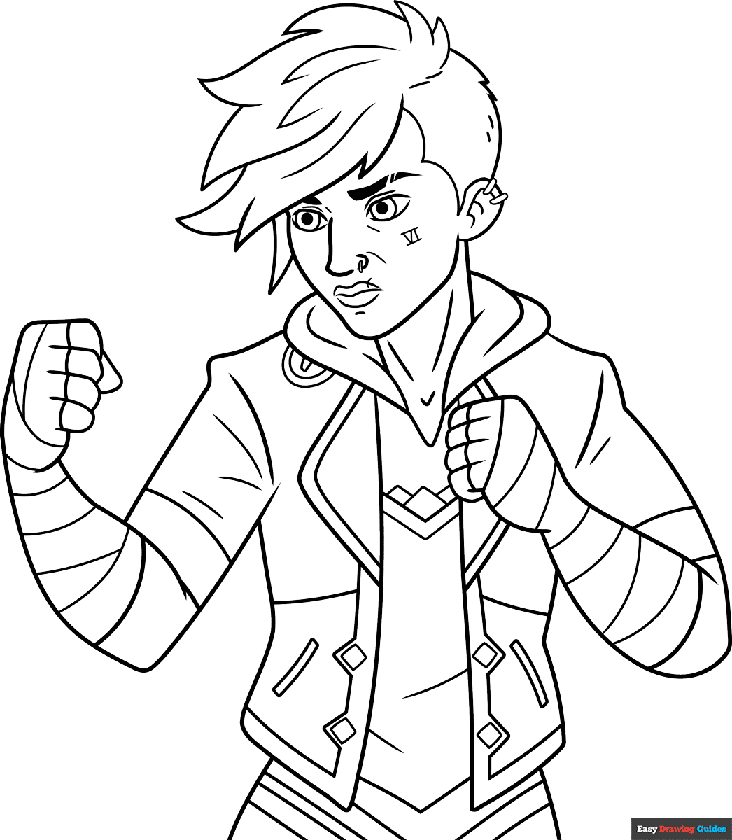Free printable vi from arcane coloring page