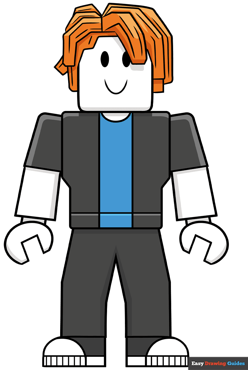How to Draw Bacon Hair from Roblox Featured Image