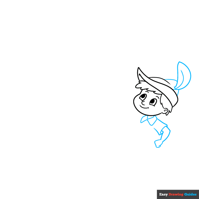 Jack and the Beanstalk step-by-step drawing tutorial: step 3