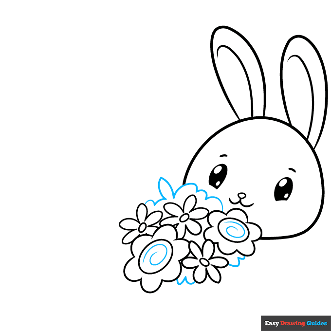 Thank You Greeting Card step-by-step drawing tutorial: step 5