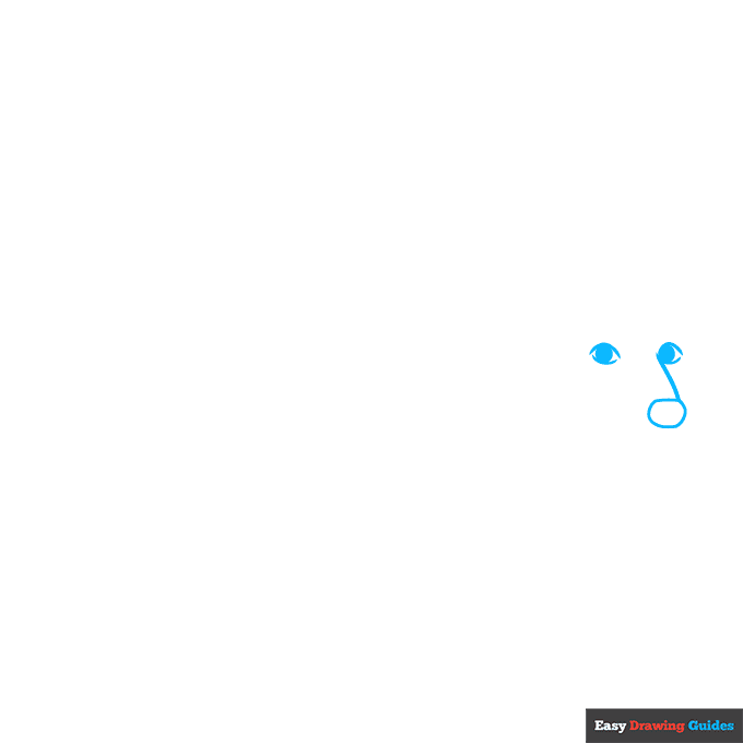 Black Bear step-by-step drawing tutorial: step 1